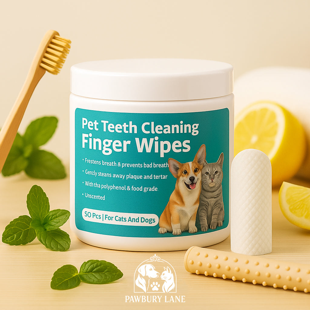 FreshPaws™ | Disposable Dental Finger Wipes For Pets